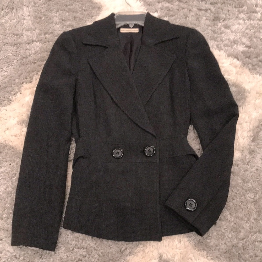 Emporio Armani NWOT size 44 European textured dark grey